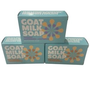 Goat Milk Soap - Organic Lavender Oatmeal & Patchouli Olive Seeds 3 pack 3.5oz